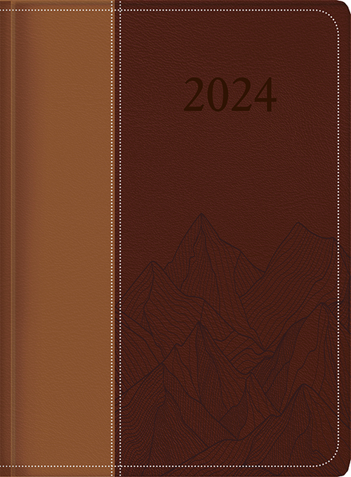 2024 Agenda Ejecutiva - Tesoros de Sabiduría - marrón y beige